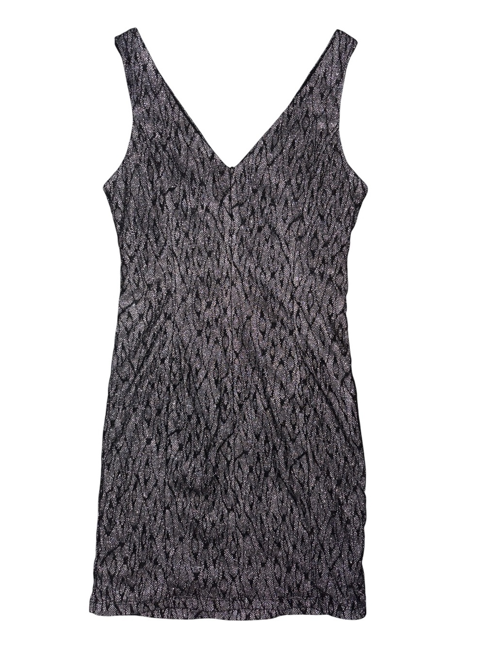 Nikibiki Sleeveless Metallic Bodycon Mini Dress